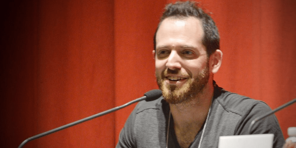 L’escriptor Joe Abercrombie en la seva visita al festival Celsius 232 d’Avilés d'estiu.