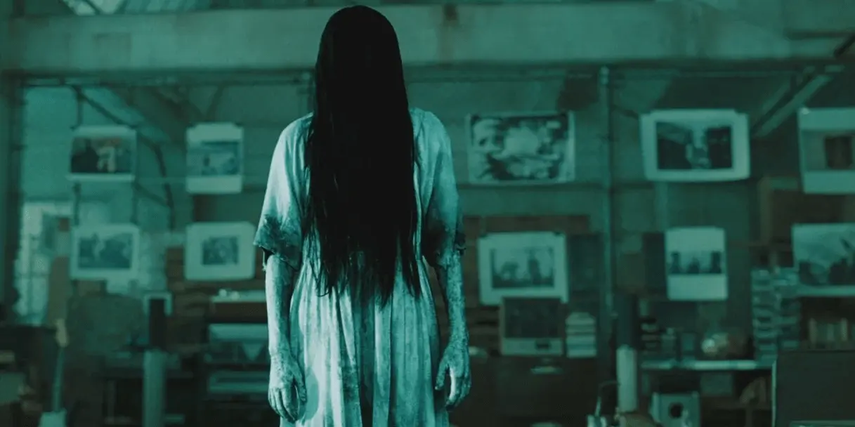 Captura de pantalla de la pel·lícula de J-horror The Ring