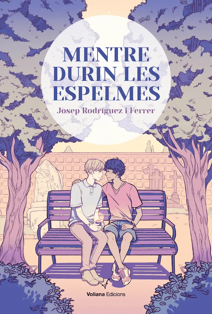 Portada de Mentre Durin les Espelmes, una novel·la Romantasy