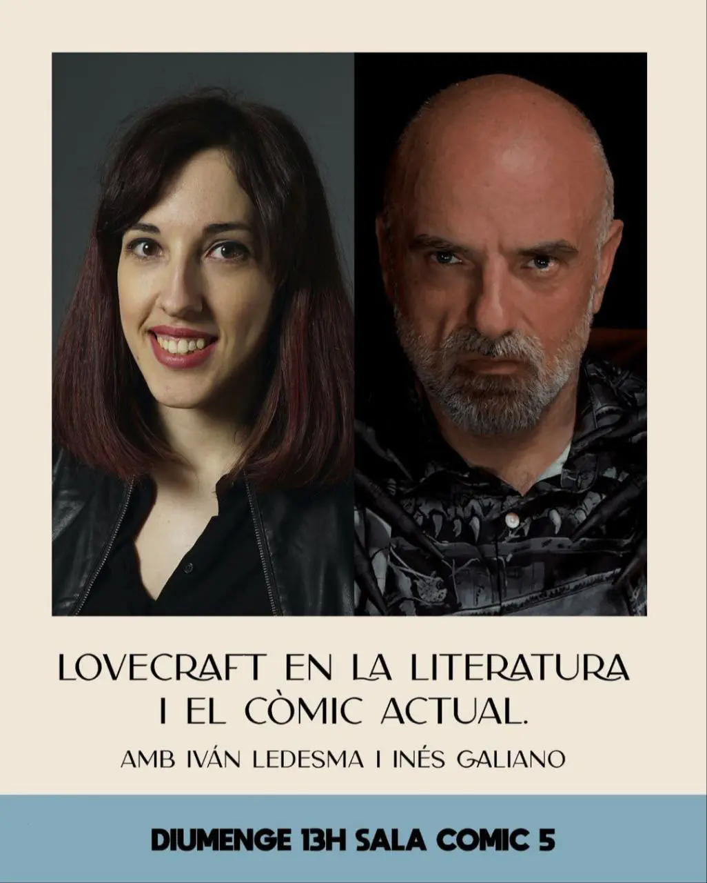 Taula rodona: Lovecraft en la literatura i el còmic actual. Diumenge 5, 13:00, a la Sala Còmic 5