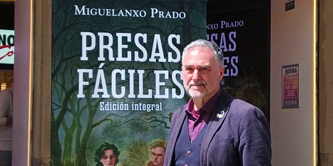 Miguelanxo Prado a la presentació de 'Presas fáciles' amb la seva nova història 'Buitres' a Norma Editorial