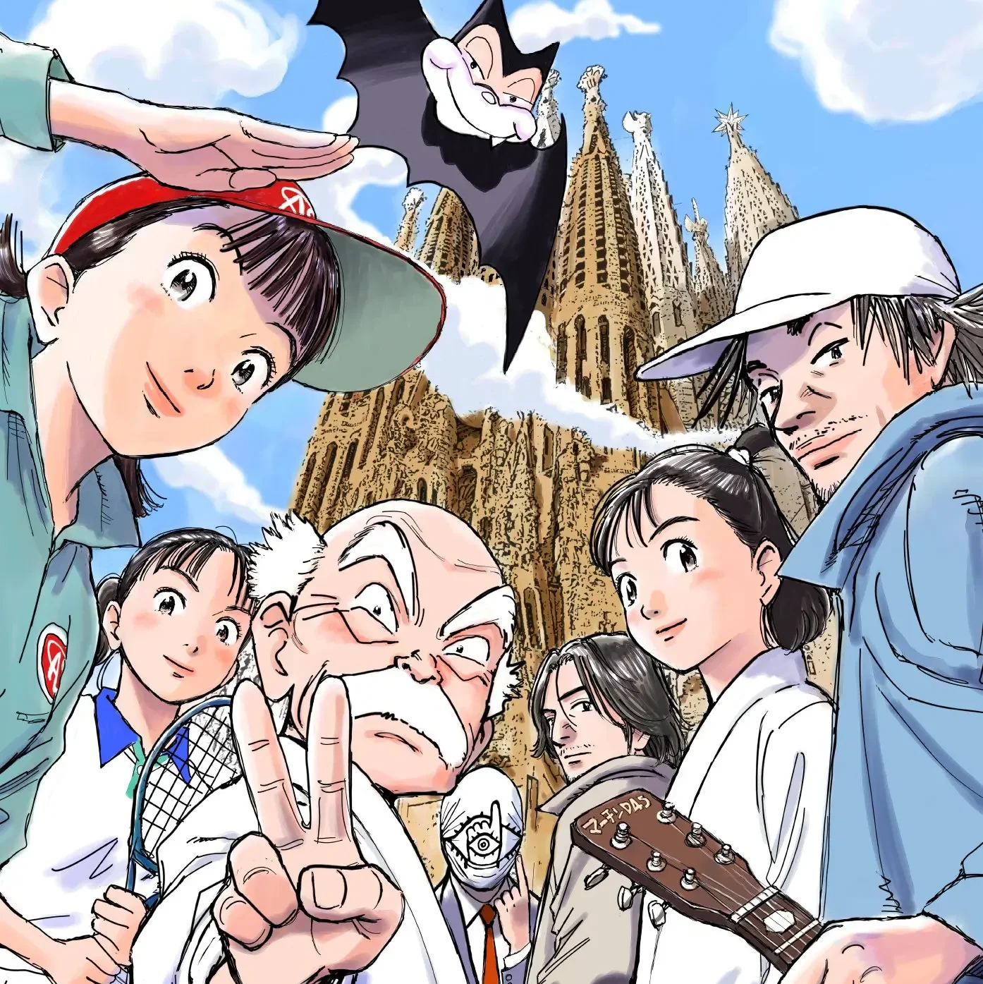 Cartell del 30è Manga Barcelona, obra de l'artista Naoki Urasawa