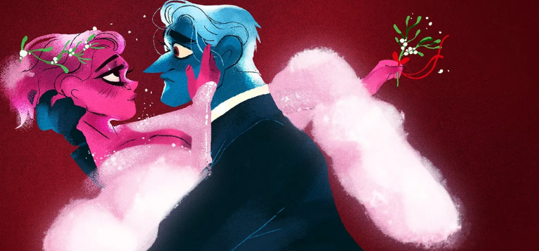 Hades i persephone a lore olympus, un comic que aplica la mitologia clàssica al segle XXI